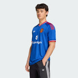 Adidas Mens Manchester United 26/27 Away Jersey In Royal Blue Multi