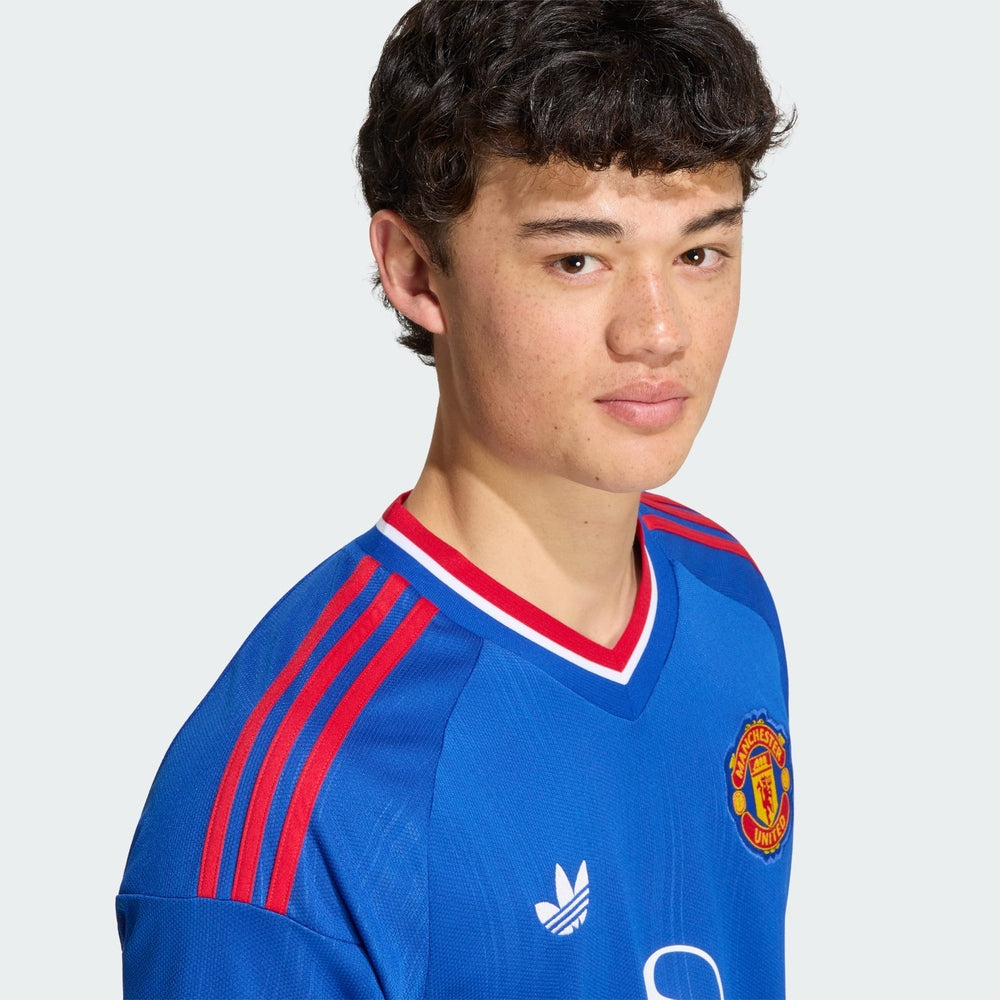 Adidas Mens Manchester United 26/27 Away Jersey In Royal Blue Multi