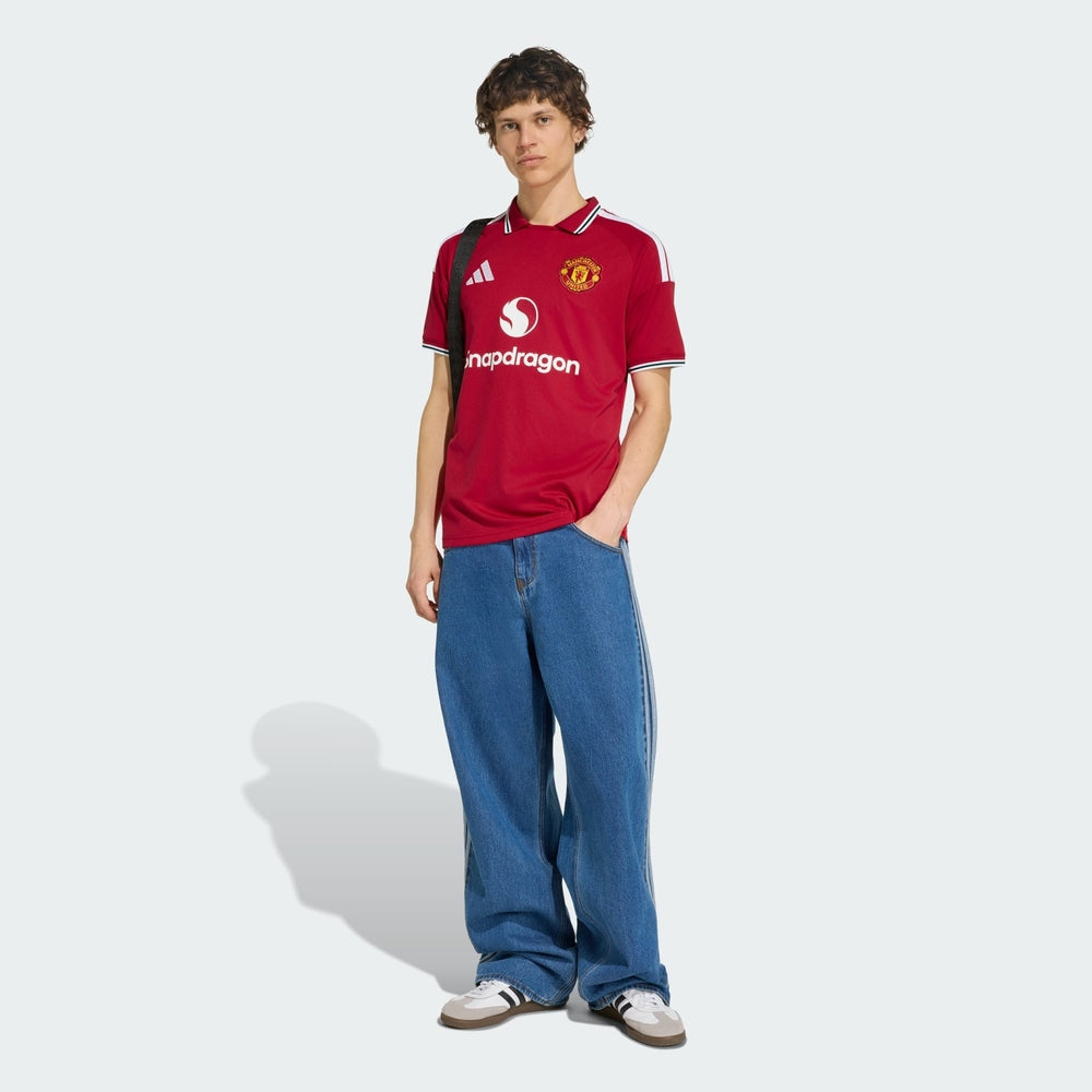 Adidas Mens Manchester United 26/27 Home Jersey In Red/White