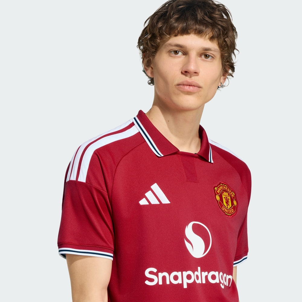 Adidas Mens Manchester United 26/27 Home Jersey In Red/White