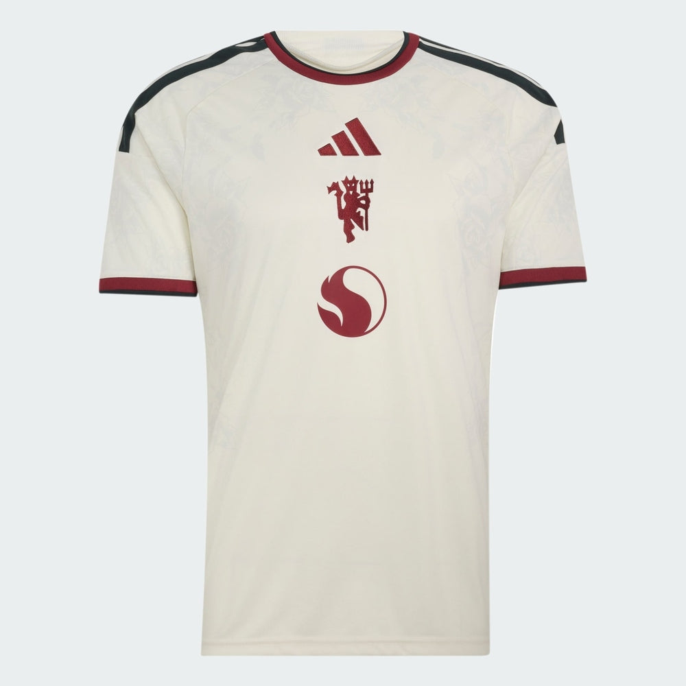 Adidas Mens Manchester United 26/27 Third Jersey In Beige Multi
