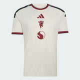 Adidas Mens Manchester United 26/27 Third Jersey In Beige Multi