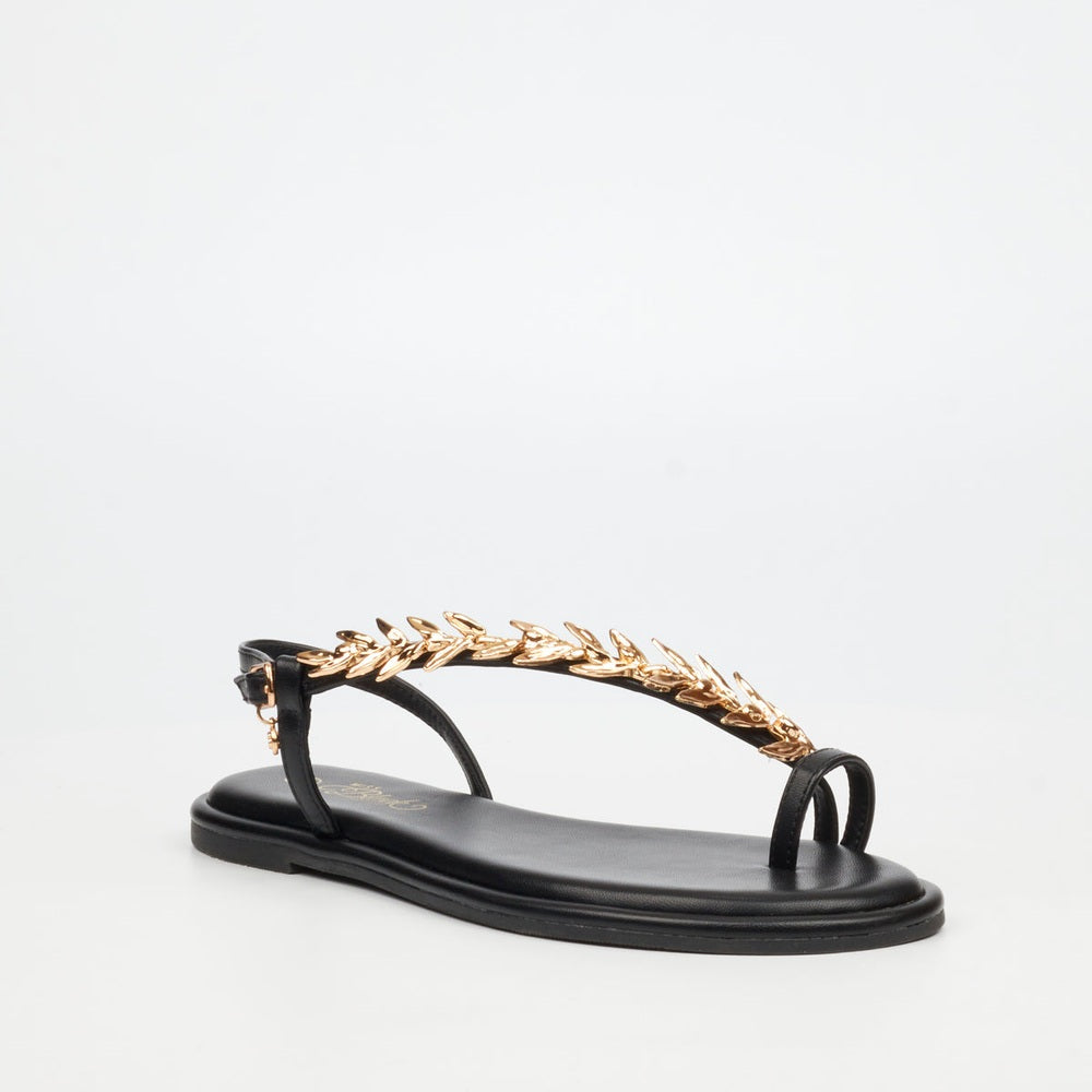 Miss Black Ladies Kali 10 Sandals In Black