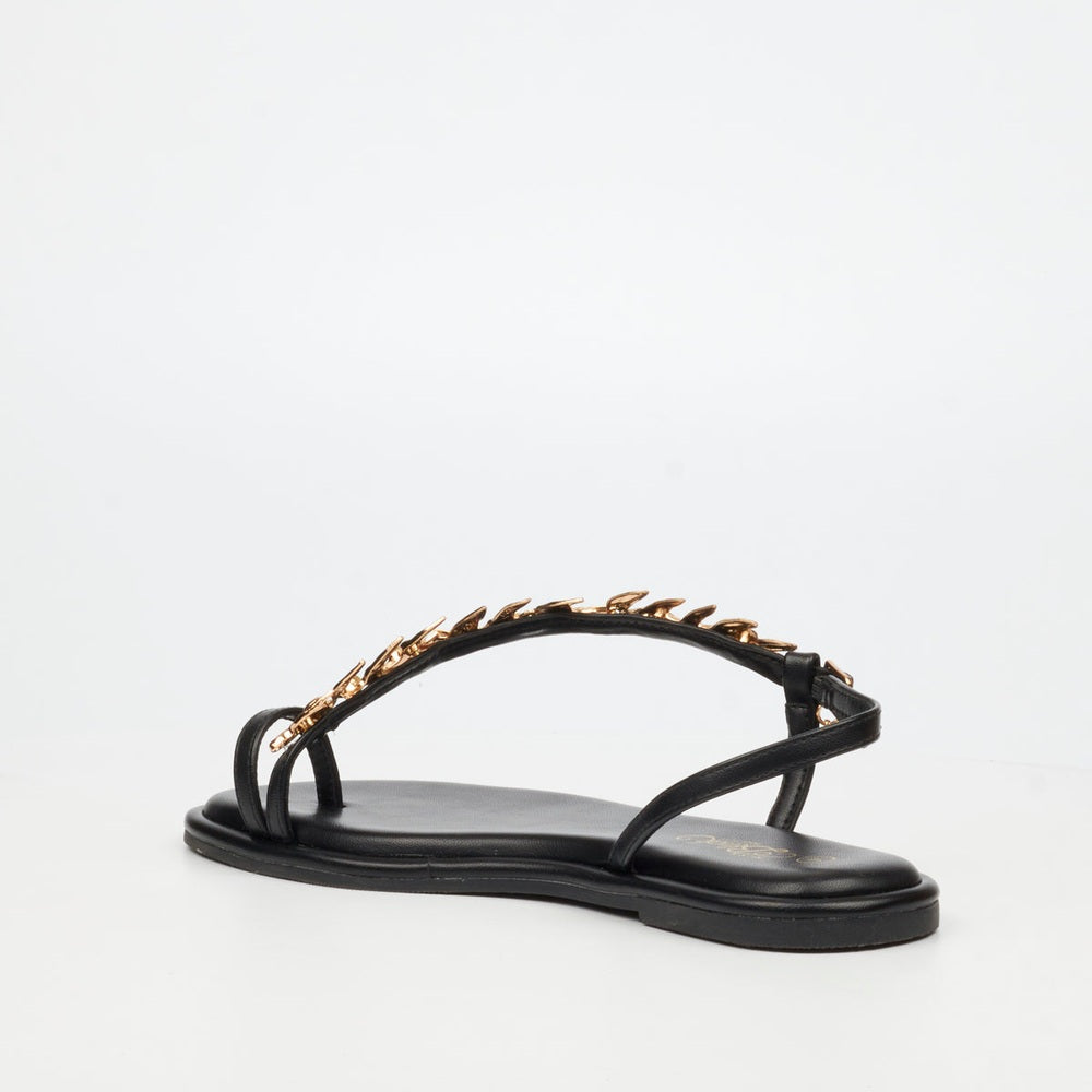 Miss Black Ladies Kali 10 Sandals In Black
