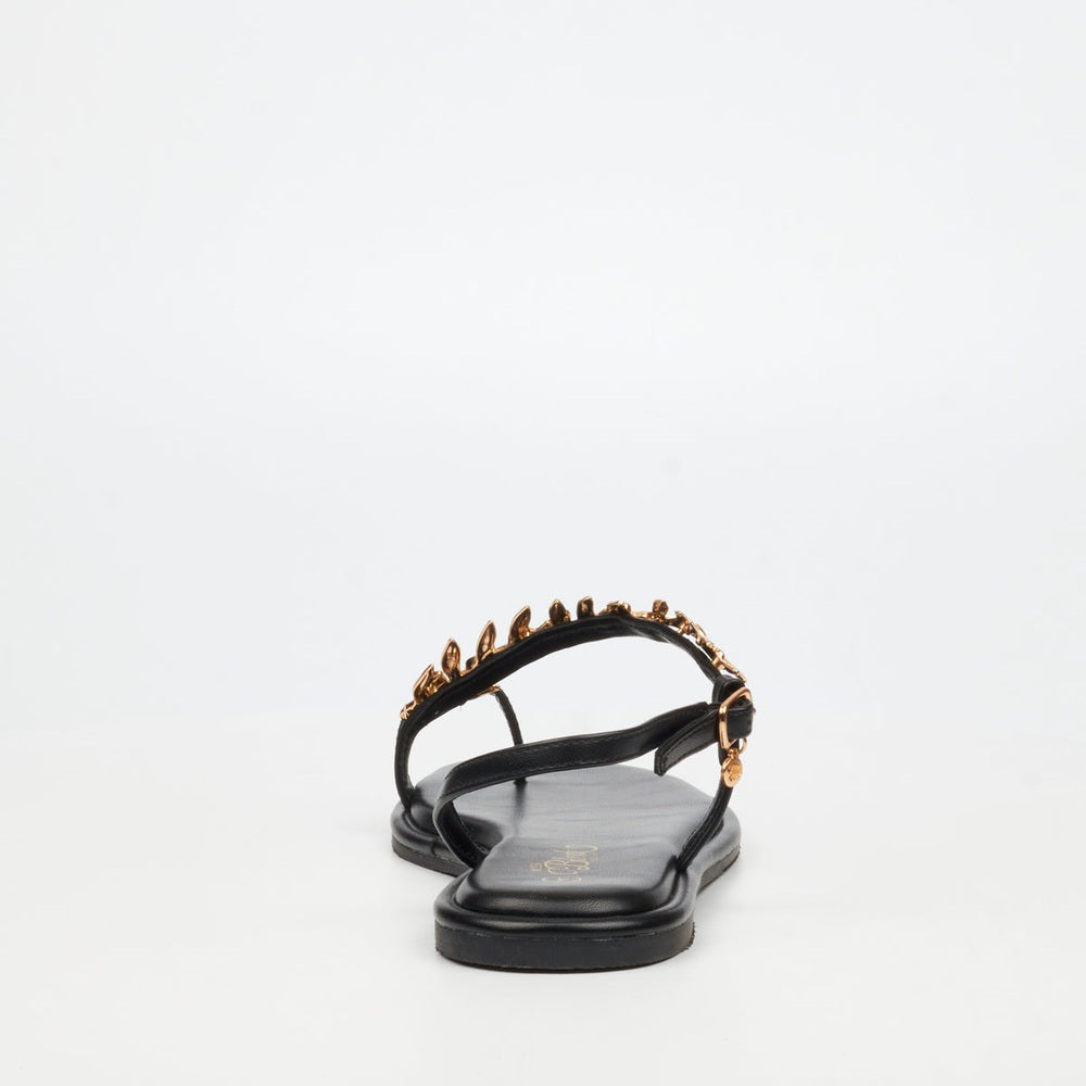 Miss Black Ladies Kali 10 Sandals In Black