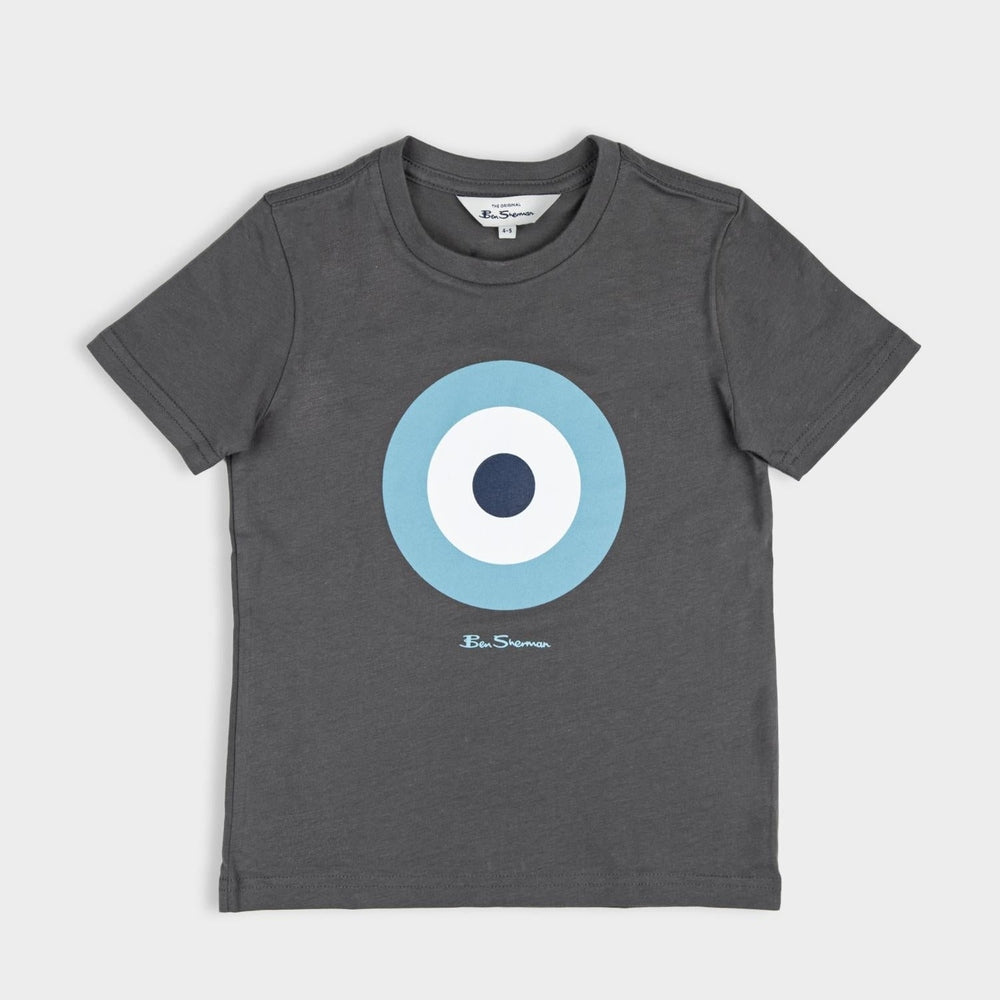 Ben Sherman Target T-Shirt In Charcoal