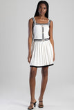 Sissy boy Pleated Knitwear Mini Skirt Black
