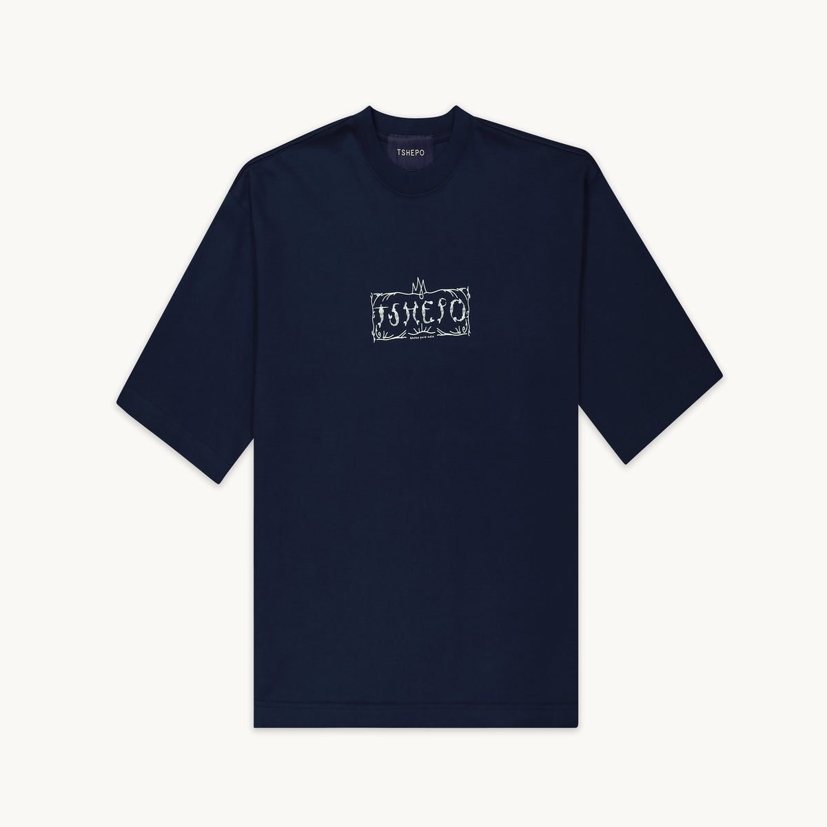 Tshepo Mens Khotso Pula Nala T-Shirt Navy
