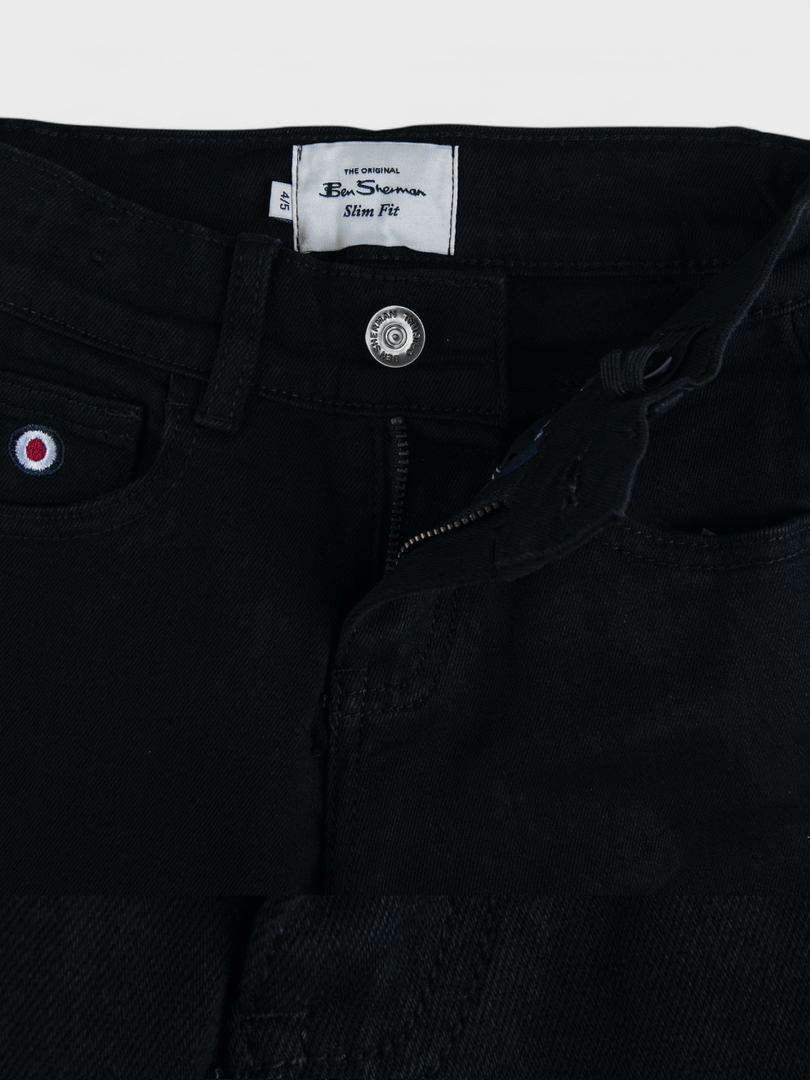 Ben Sherman Kids Denim Jeans Black