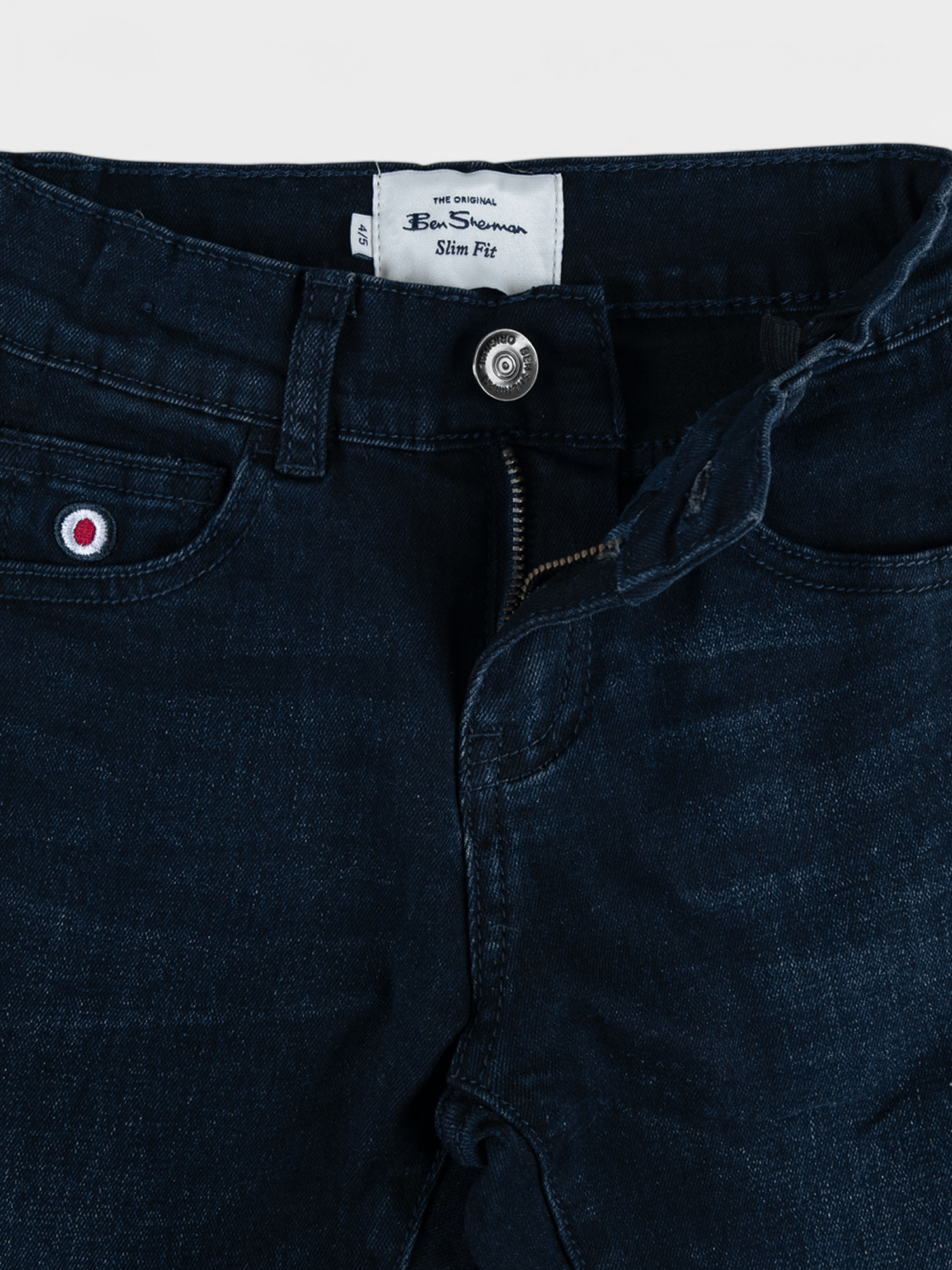 Ben Sherman Boys Denim Jeans In Blue Black