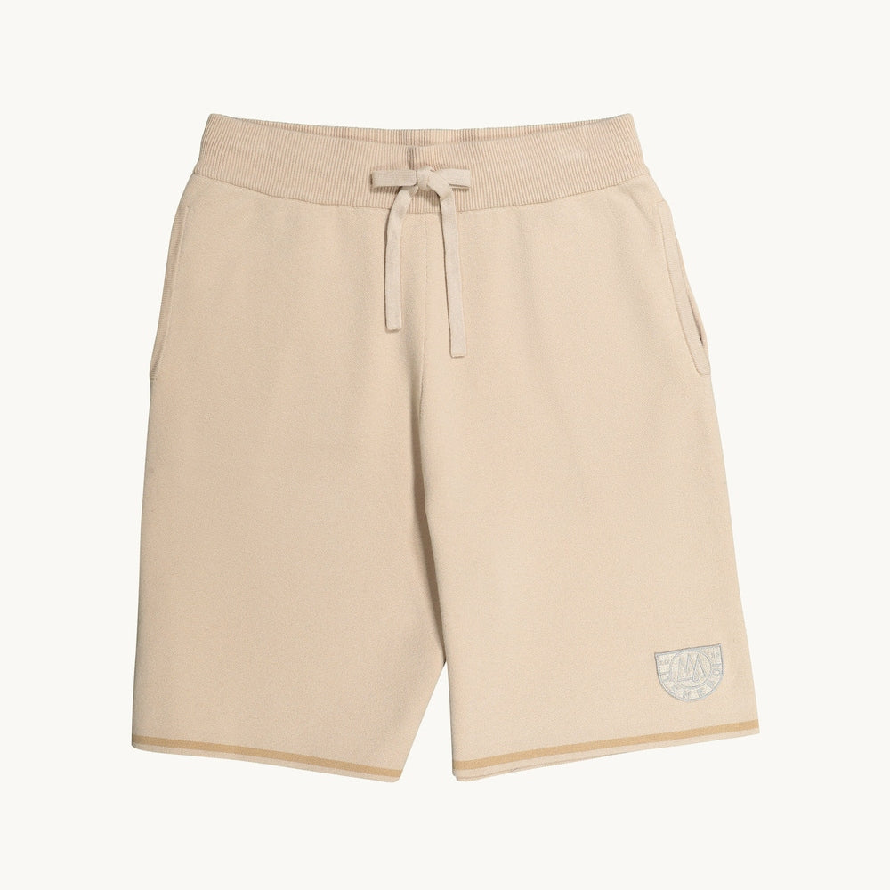 Tshepo Jeans Knitted Shorts In Beige
