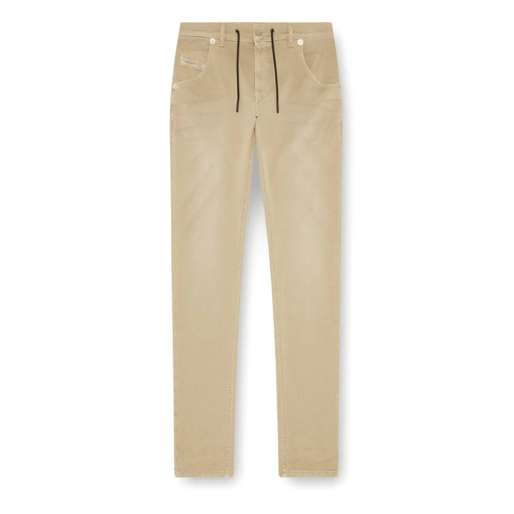 Diesel Mens Krooley Sweat Jeans In Camel