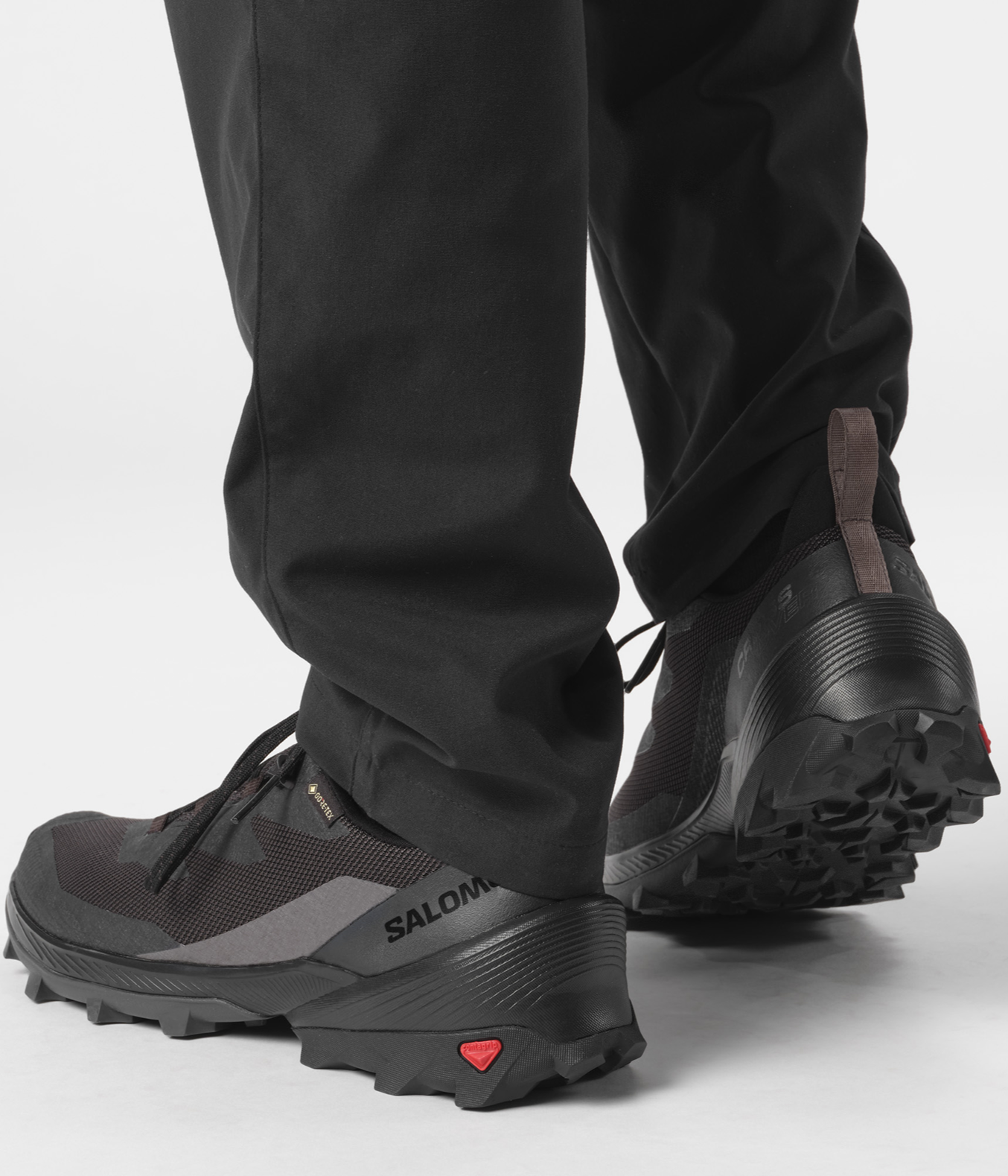 Salomon Mens Cross Over 2 Gtx Shoes In Phantom/Magnet/Black