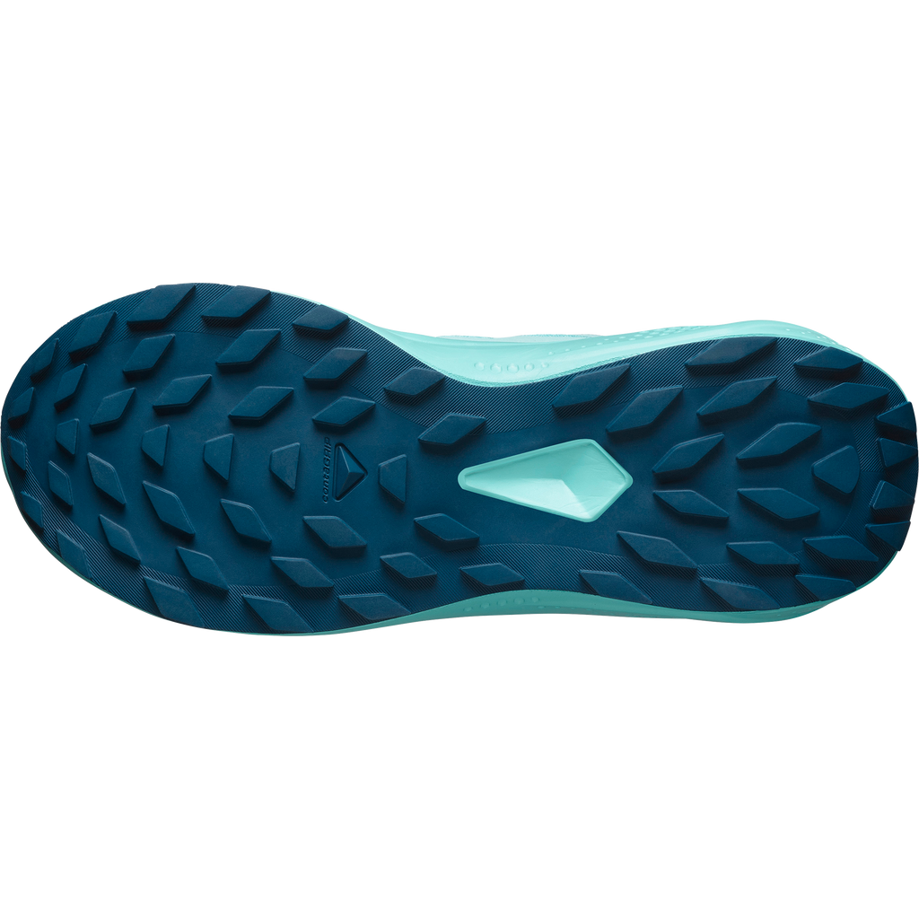 Salomon Womens Alphaglide Shoes In Blue Curacao / Poseidon / Aruba Blue