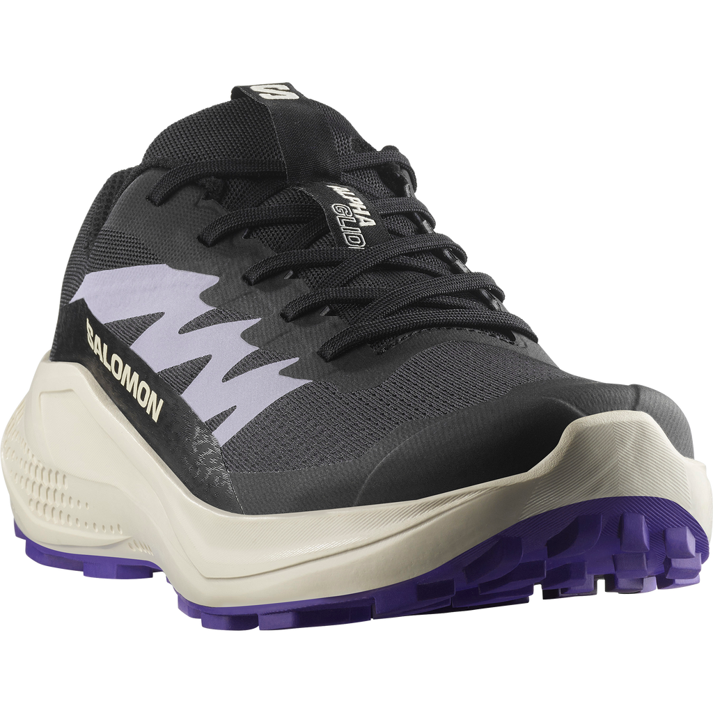 Salomon Womens Alphaglide Shoes In Phantom/Vanilla Ice/Liberty