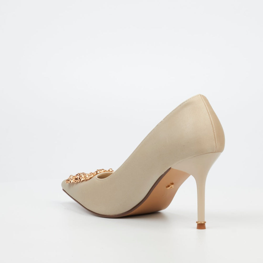 Butterfly Feet Womens Lanelle 1 Heels In Champagne