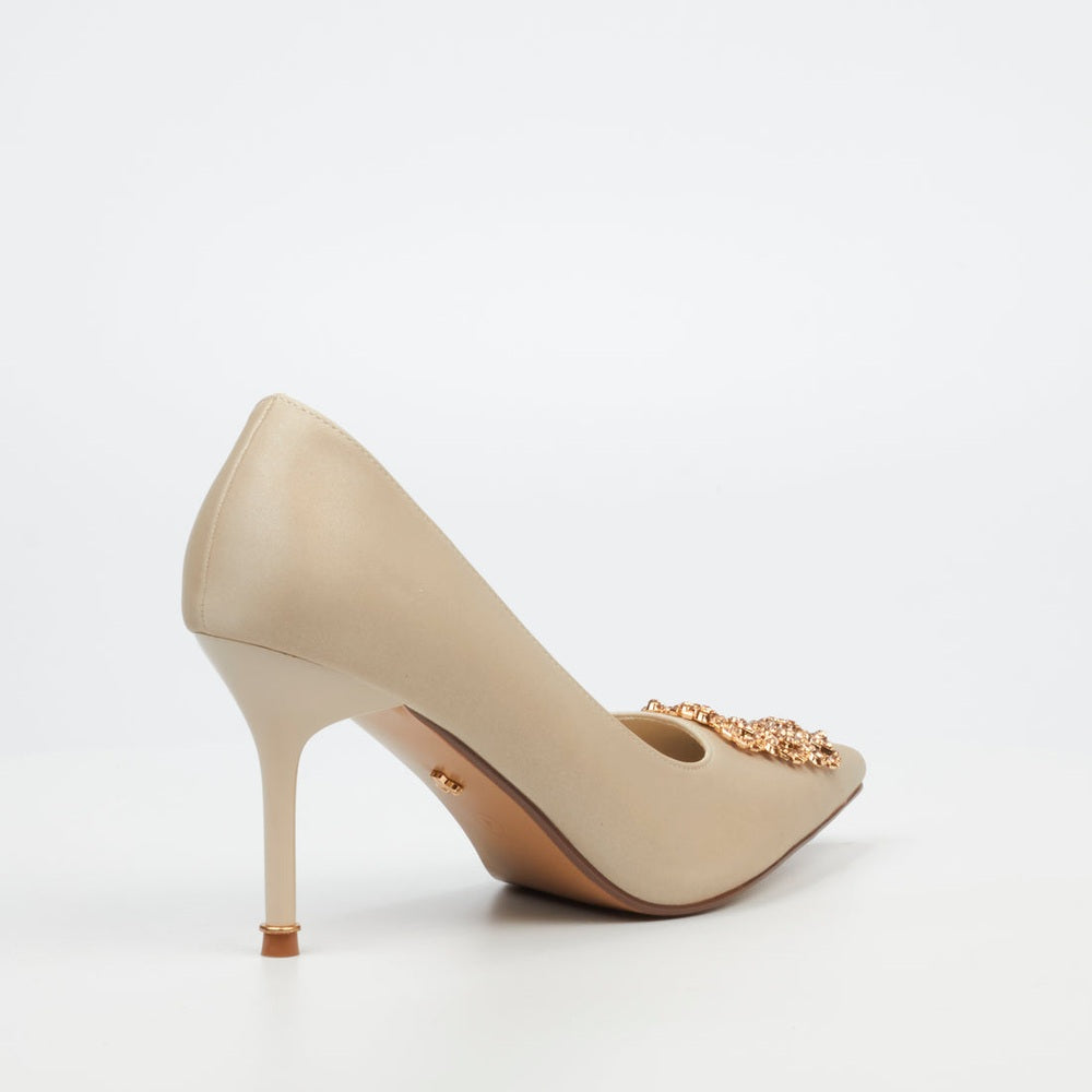 Butterfly Feet Womens Lanelle 1 Heels In Champagne