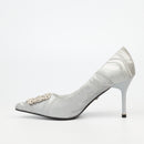 Butterfly Feet Miss Black Ladies Lanelle 3 Heels In Silver