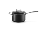 Le Creuset Toughened Non-Stick Saucepan with Glass Lid & Helper Handle