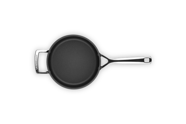 Le Creuset Toughened Non-Stick Saucepan with Glass Lid & Helper Handle