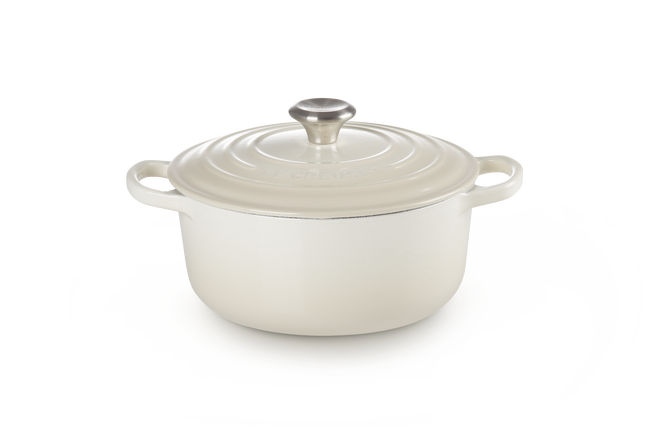 Le Creuset Signature Round Cocotte 26Cm Meringue