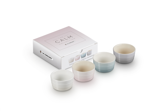 Le Creuset Set Of 4 Mini Ramekins Neutral