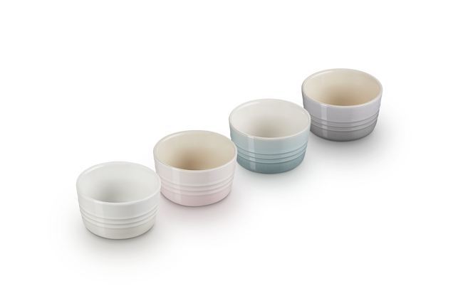 Le Creuset Set Of 4 Mini Ramekins Neutral