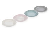 Le Creuset Calm Set of 4 Appetizer Plates In Multi