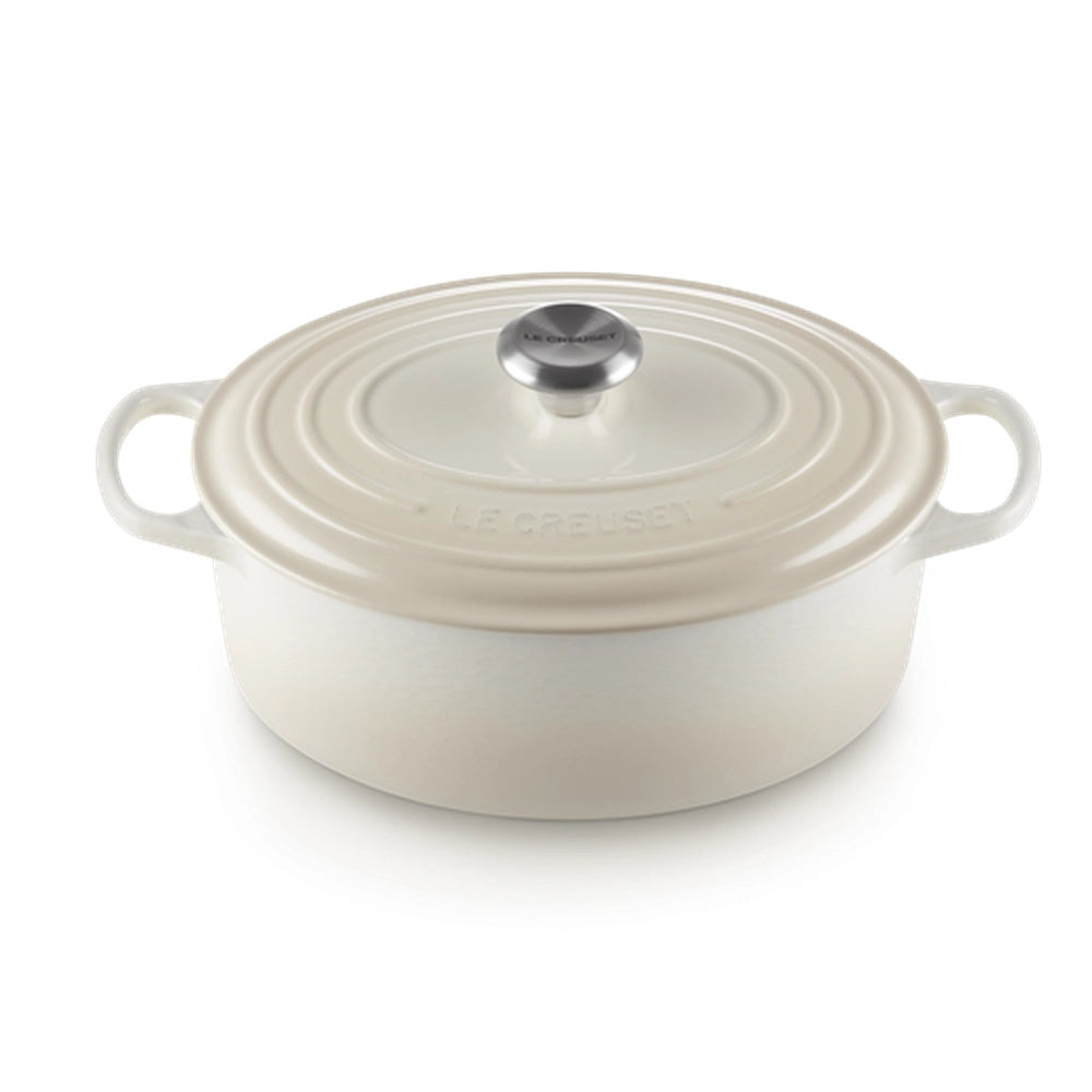 Le Creuset Signature Oval Casserole In Meringe