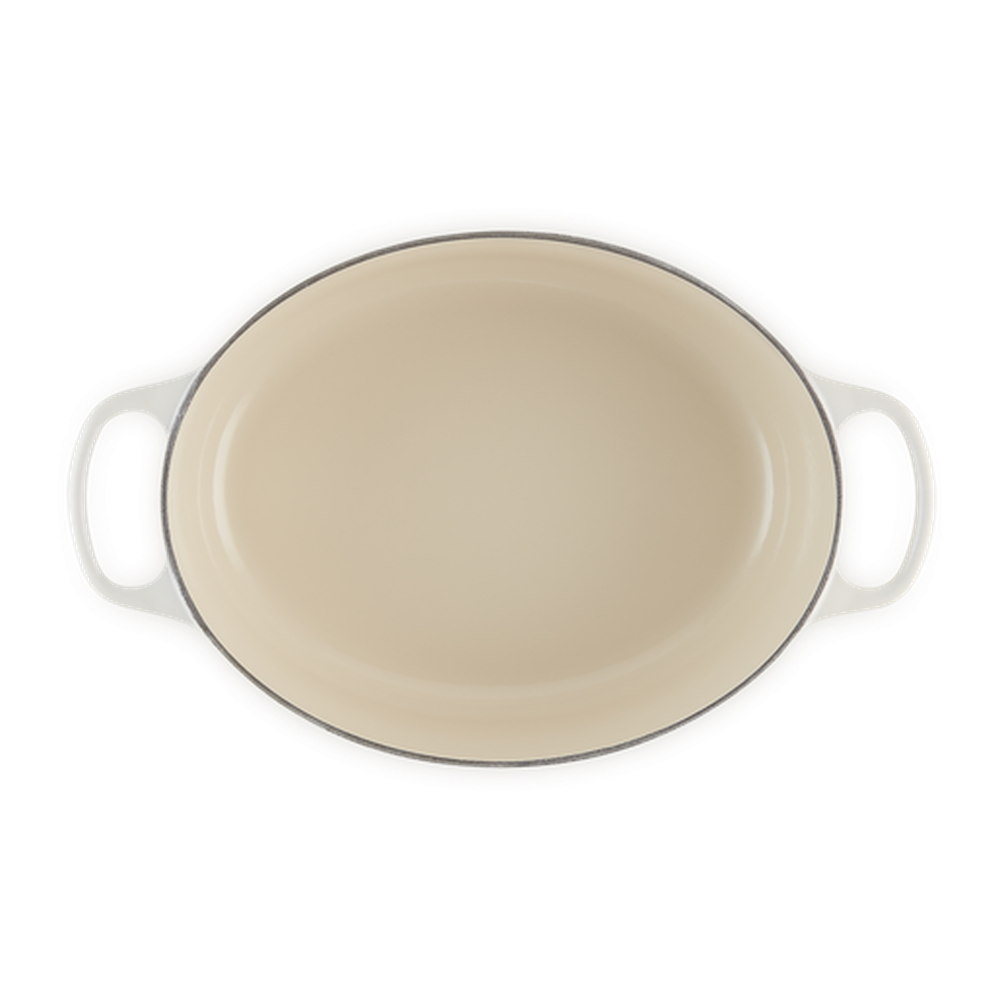 Le Creuset Signature Oval Casserole In Meringe