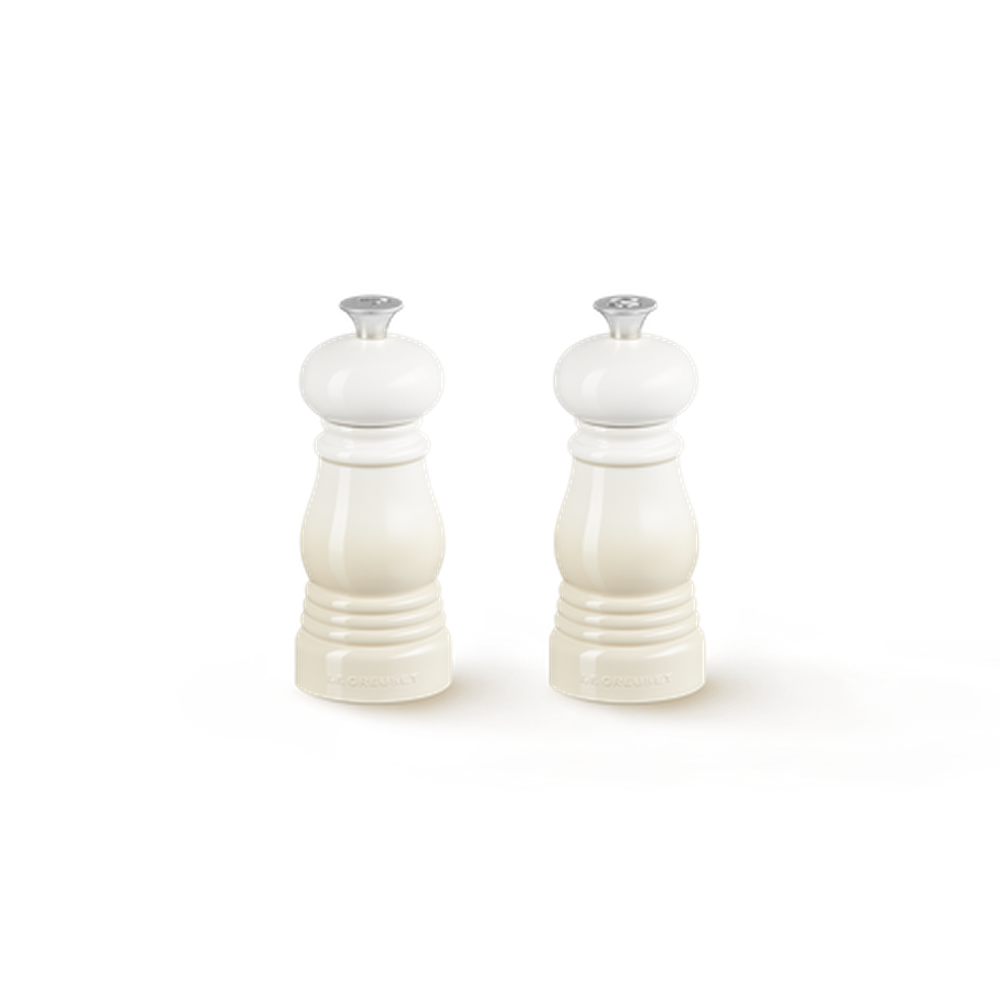 Le Creuset Salt & Pepper Mill Set In Meringue