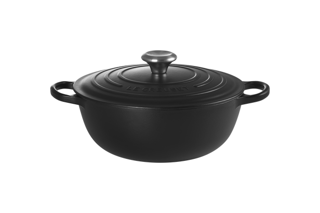 Le Creuset Soup Pot In Black