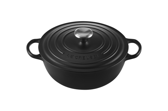 Le Creuset Soup Pot In Black