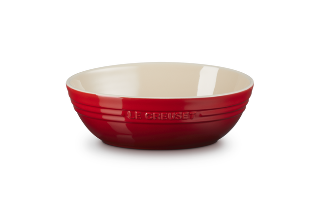 Le Creuset Oval Serving Bowl  3.2L Cerise