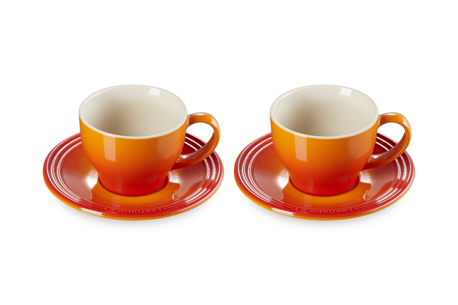 Le Creuset Cup&Saucer Flame