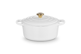 Le Creuset Signature Round Cocotte 22Cm White