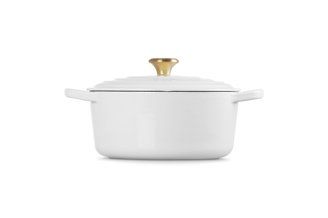 Le Creuset Signature Round Cocotte 22Cm White