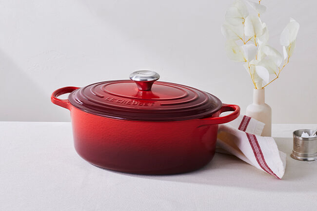Le Creuset S Oval Casserole 31cm in Cerise