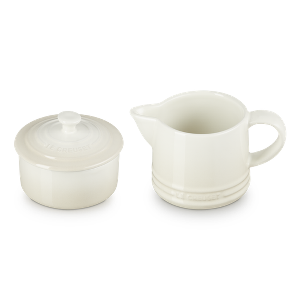 Le Creuset Creamer & Sugar Set In Meringue