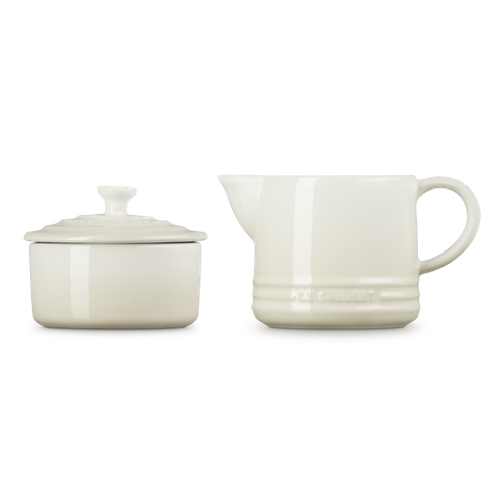 Le Creuset Creamer & Sugar Set In Meringue