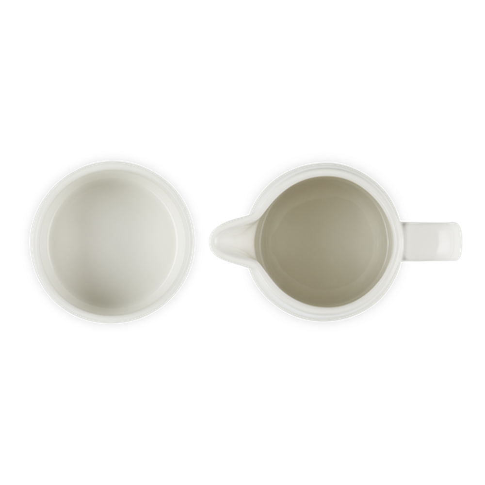 Le Creuset Creamer & Sugar Set In Meringue