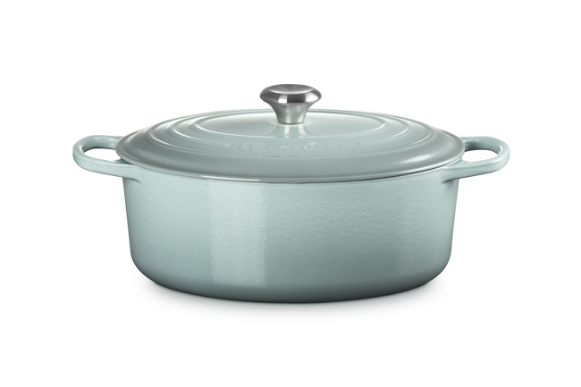 Le Creuset Signature Oval Casserole 31Cm In Sea Salt