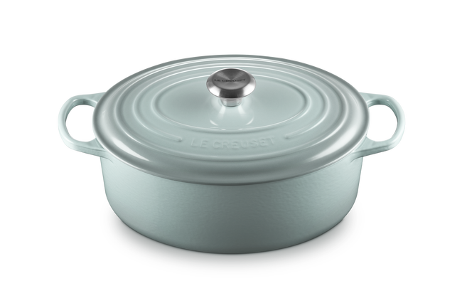 Le Creuset Signature Oval Casserole 31Cm In Sea Salt