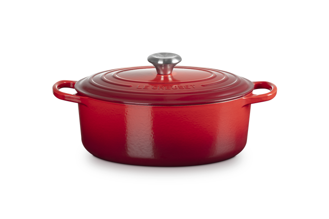 Le Creuset S Oval Casserole 31cm in Cerise