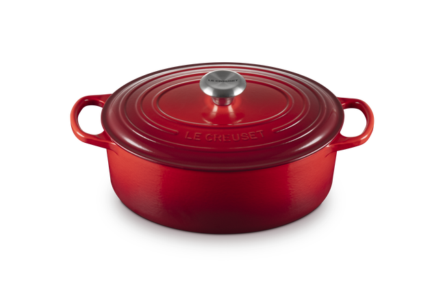 Le Creuset S Oval Casserole 31cm in Cerise