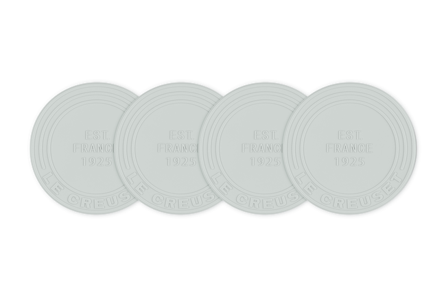 Le Creuset Coaster set of 4 1925 Design In Seasalt
