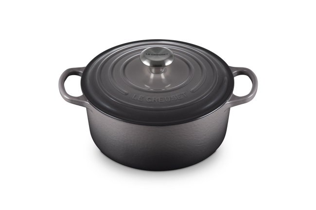 Le Creuset Signature Round Cocotte 26Cm In Flint