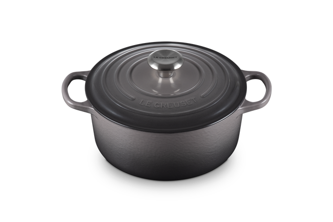 Le Creuset Signature Round Cocotte 20Cm Flint