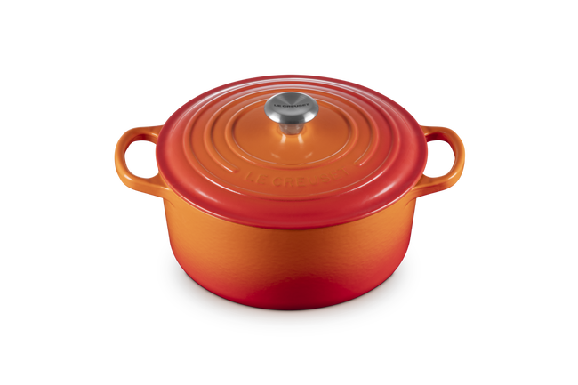 Le Creuset Signature Round Cocotte In Flame