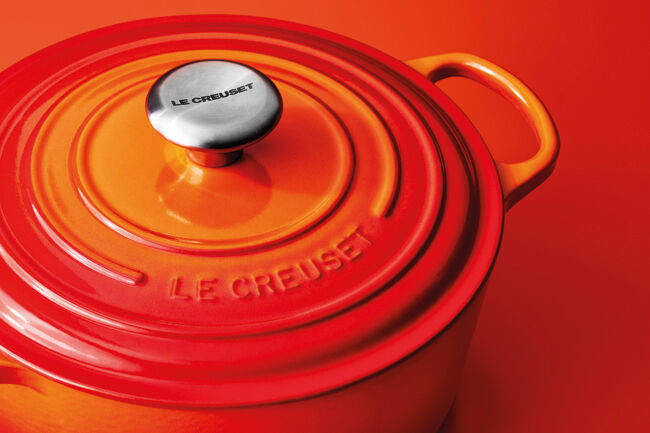 Le Creuset Signature Round Cocotte In Flame